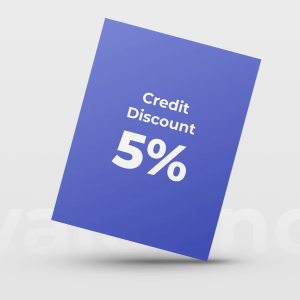 Credit discount 5%